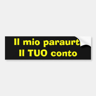 Pegatina Para Coche Il mio paraurti - Bumper Sticker