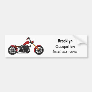 Pegatina Para Coche Ilustracion de motocicleta estilo helicóptero