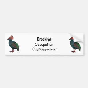 Pegatina Para Coche Ilustracion de personalizado de aves perdigianas e