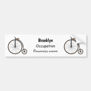 Pegatina Para Coche Ilustracion de personalizado de bicicletas de alta