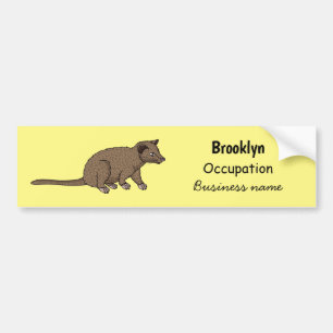 Pegatina Para Coche Ilustracion de personalizado de civet de luwak