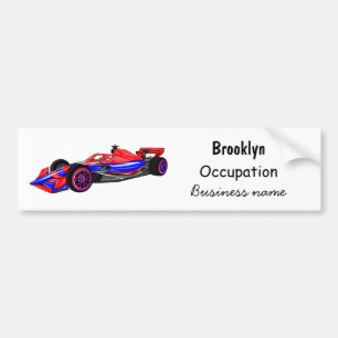 Pegatina Para Coche Ilustracion de personalizado de coches de carreras