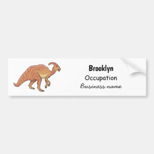 Pegatina Para Coche Ilustracion de personalizado de dinosaurios de par