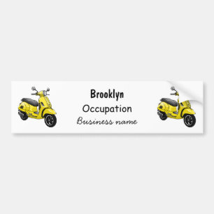 Pegatina Para Coche Ilustracion de personalizado de motocicleta con ci