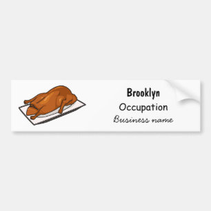 Pegatina Para Coche Ilustracion de personalizado de pato de Peking