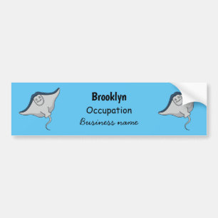 Pegatina Para Coche Ilustracion de personalizado de pescado de Stingra