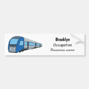 Pegatina Para Coche Ilustracion de personalizado de trenes eléctricos