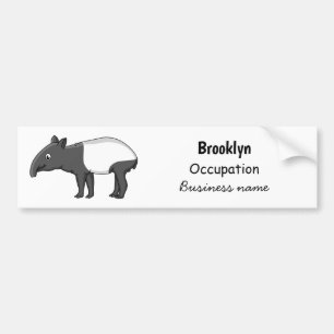 Pegatina Para Coche Ilustracion de personalizado feliz