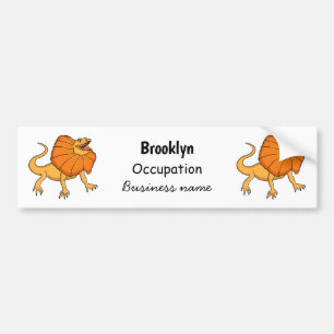 Pegatina Para Coche ilustracion de personalizado naranja