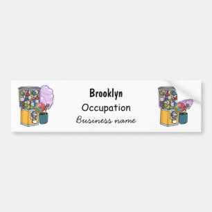 Pegatina Para Coche Ilustracion personalizado Candy