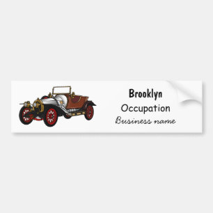 Pegatina Para Coche Ilustracion personalizado clásico de 1920