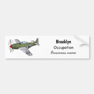 Pegatina Para Coche Ilustracion personalizado de avión militar