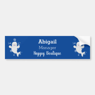 Pegatina Para Coche Ilustracion personalizado de ballenas de la beluga