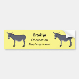 Pegatina Para Coche Ilustracion personalizado de burro