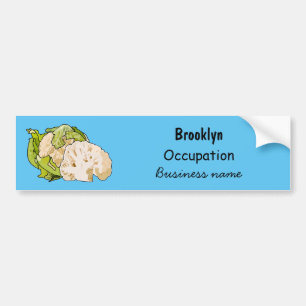 Pegatina Para Coche Ilustracion personalizado de coliflor