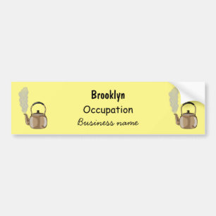 Pegatina Para Coche Ilustracion personalizado de estopa o hervidor de