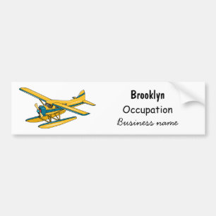 Pegatina Para Coche Ilustracion personalizado de hidroavión