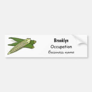 Pegatina Para Coche Ilustracion personalizado de Okra