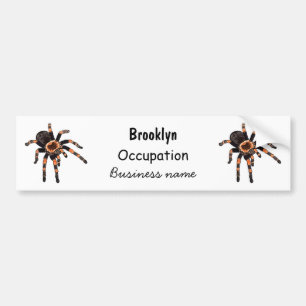 Pegatina Para Coche Ilustracion personalizado de Tarantula
