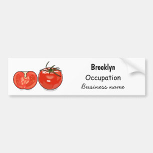 Pegatina Para Coche Ilustracion personalizado de tomate