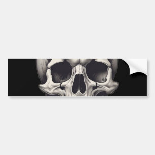 Pegatina Para Coche Ilustracion Skull
