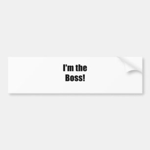Pegatina Para Coche Im Boss