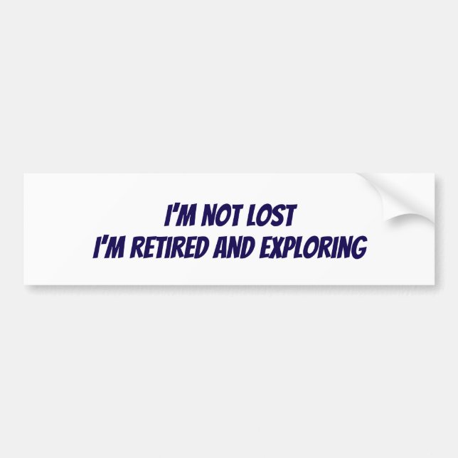 Pegatina Para Coche I'm not lost sticker (Frente)