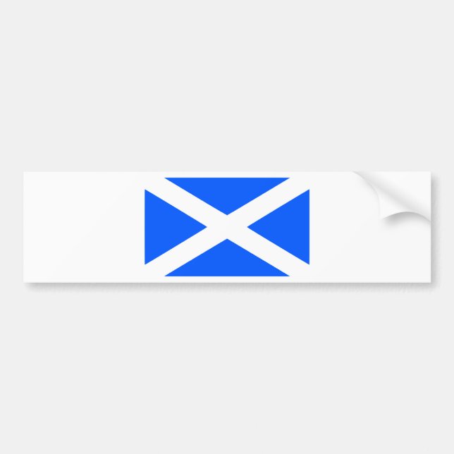 Pegatina Para Coche Imagen clásica de la bandera del saltire (Frente)