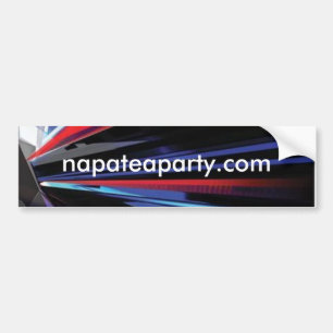 Pegatina Para Coche imagen de la fiesta del té del napa,