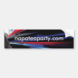 Pegatina Para Coche imagen de la fiesta del té del napa,