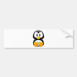 Pegatina Para Coche Imagen del tux del pingüino