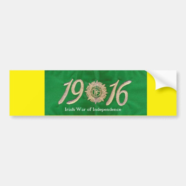 Pegatina Para Coche Imágenes irlandesas para Parachoque-Pegatina (Frente)