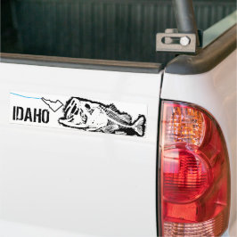 PEGATINA PARA COCHE IMPACTANTE IDAHO - UNA MALA BASE
