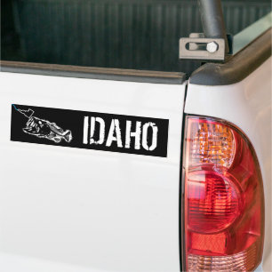 PEGATINA PARA COCHE IMPACTANTE IDAHO - UNA MALA BASE