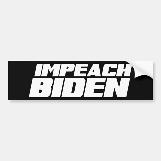 Pegatina Para Coche Impeach Biden (Frente)