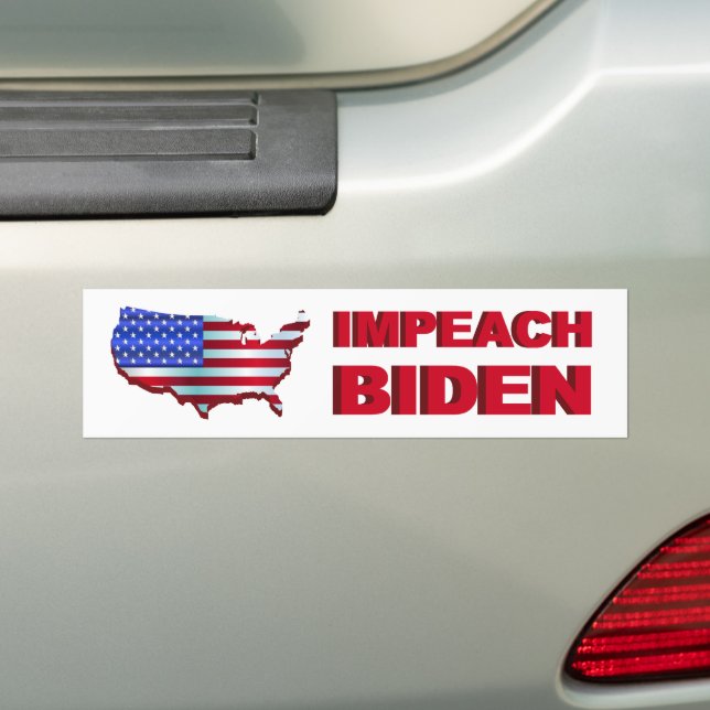 Pegatina Para Coche Impeach Biden (en coche)