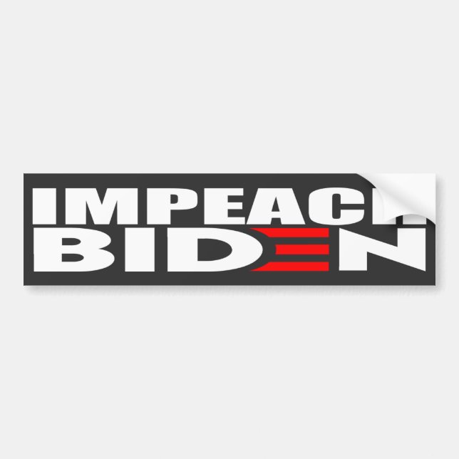 Pegatina Para Coche Impeach Biden Anti Joe Biden (Frente)