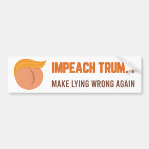 Pegatina Para Coche Impedir a Trump - Hacer que la mentira vuelva a eq