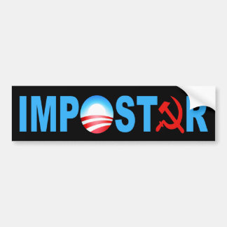 Pegatina Para Coche Impostor de Obama