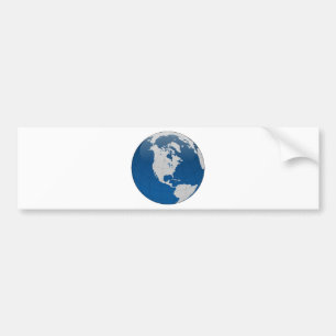 Pegatina Para Coche Impresión de alta calidad de la tierra azul