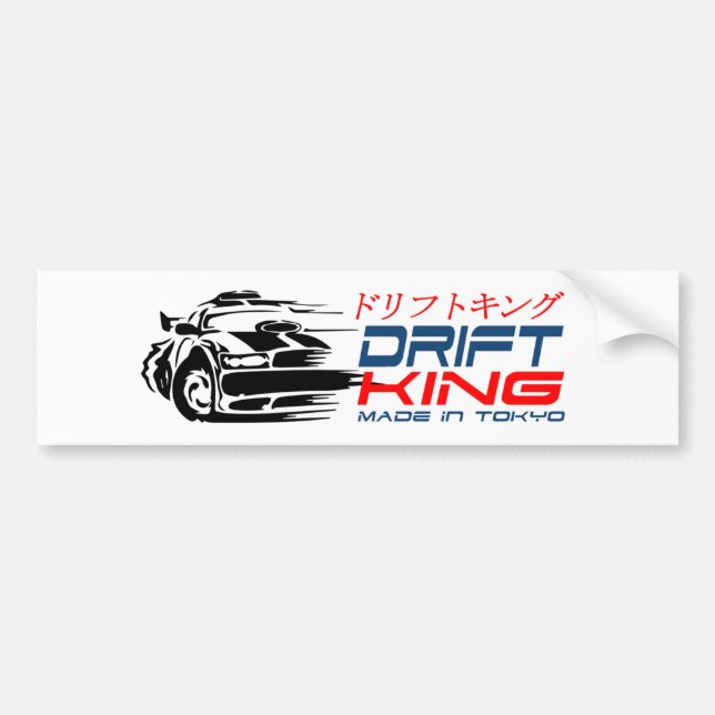 Pegatina Para Coche In Tokio de la deriva de rey Made (Frente)