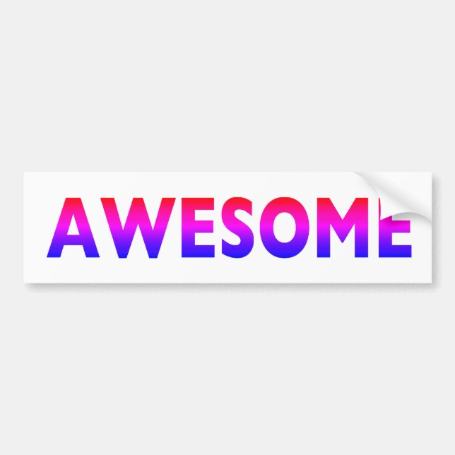 Pegatina Para Coche Increíble (Frente)