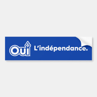 Pegatina Para Coche Independencia de Quebec