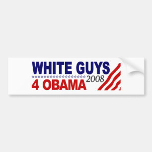 Pegatina Para Coche Individuos blancos 4 Obama
