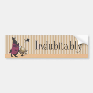 PEGATINA PARA COCHE INDUDABLEMENTE