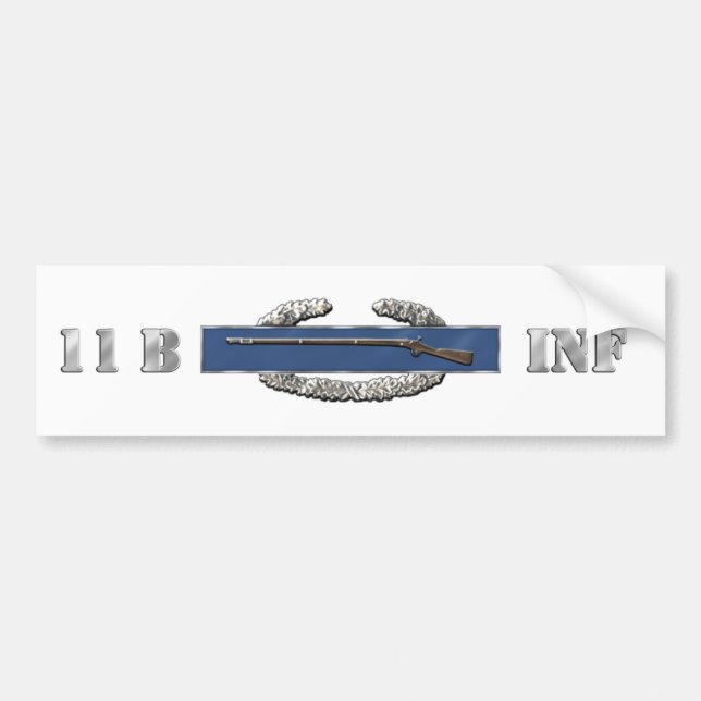 PEGATINA PARA COCHE INFANTERÍA 11B (Frente)