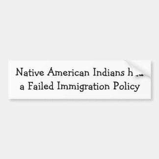 Pegatina Para Coche Inmigración del nativo americano