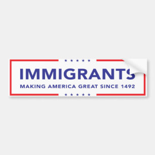 Pegatina Para Coche Inmigrantes