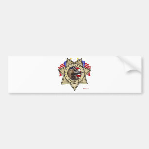 Pegatina Para Coche Insignia del ayudante del sheriff