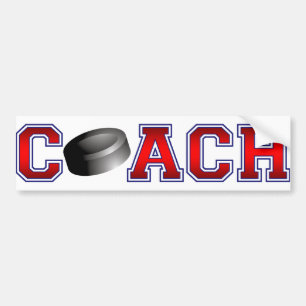 Pegatina Para Coche Insignias agradables del hockey del coche